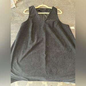 Corduroy jumper dress